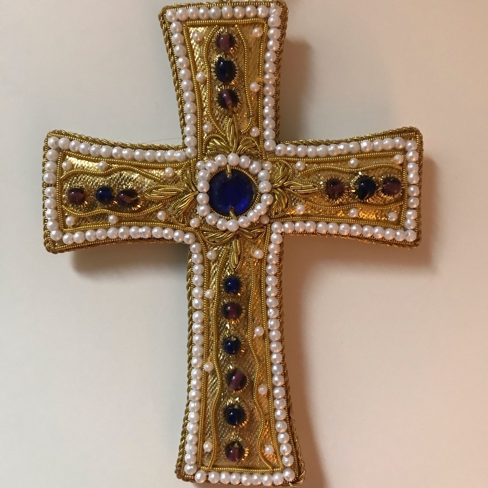 NWT St Nicolas Croix Doree Christmas Ornament - Picture 2 of 3